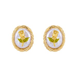 Vintage Style Electroplated Crystal and Baroque Pearl Earrings, 6 Designs, Retro Jewelry